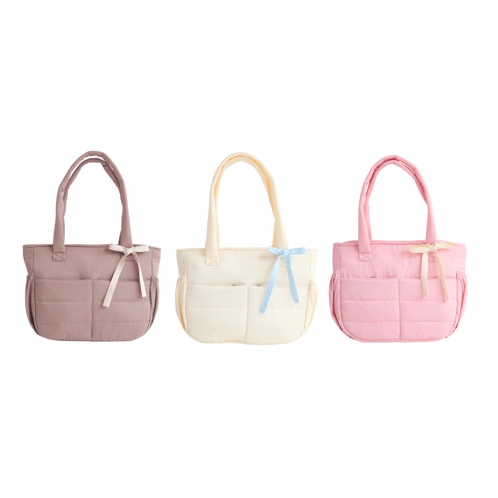 Pikka Puffy Tote Bag (แล็ปท็อปพอดีสูงสุด 14")