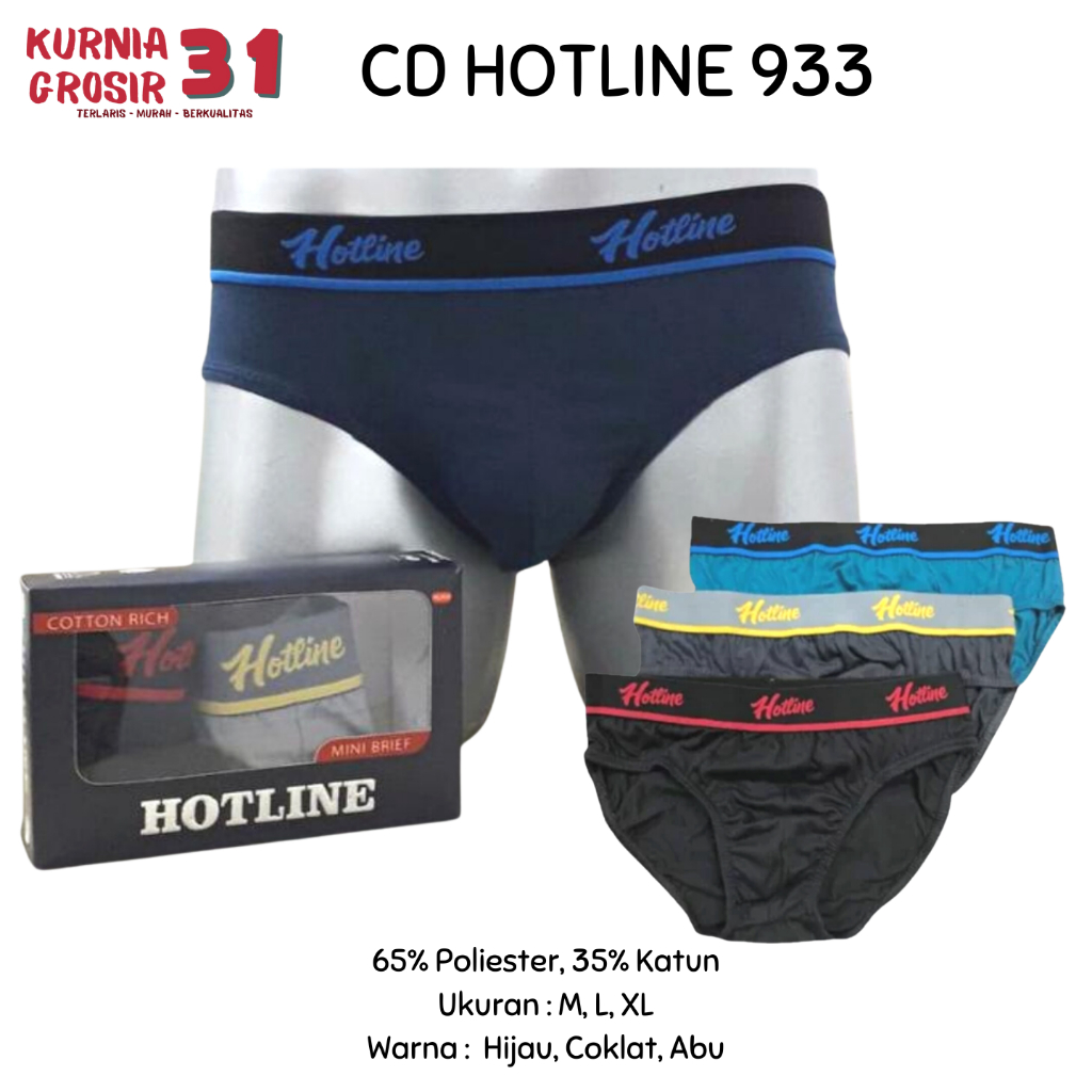 [Contents 3] HOTLINE 933 Mens Sport Lingerie by RIDER ไซส์ M-XL / Mens Sports CD R933