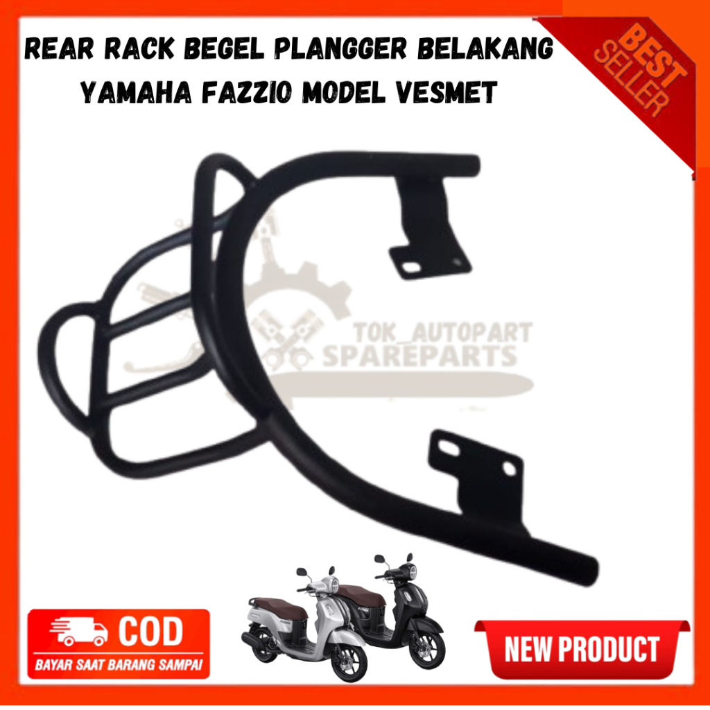 แร็คท้าย Behel Planger Rack Fazzio รุ่น Vespa Matic