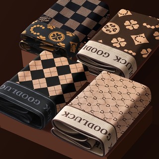 PAKET 4 PCS Celana Dalam Pria Boxer Motif Good Luck CDP109