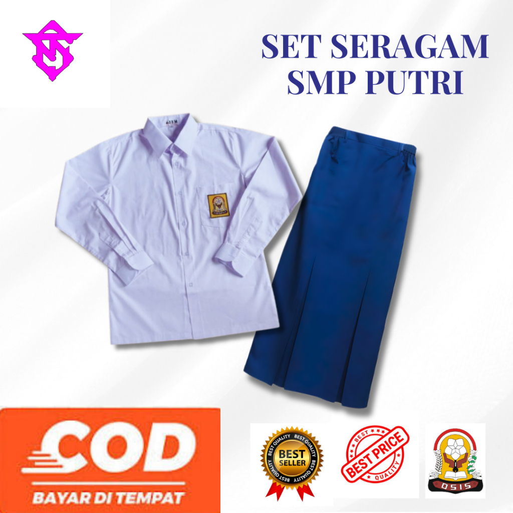 57 1 ชุด JUNIOR HIGH SCHOOL UNIFORMS ชุดสําหรับ JUNIOR HIGH SCHOOL GIRLS LONG-SLEEVED เสื้อยาวกระโปร