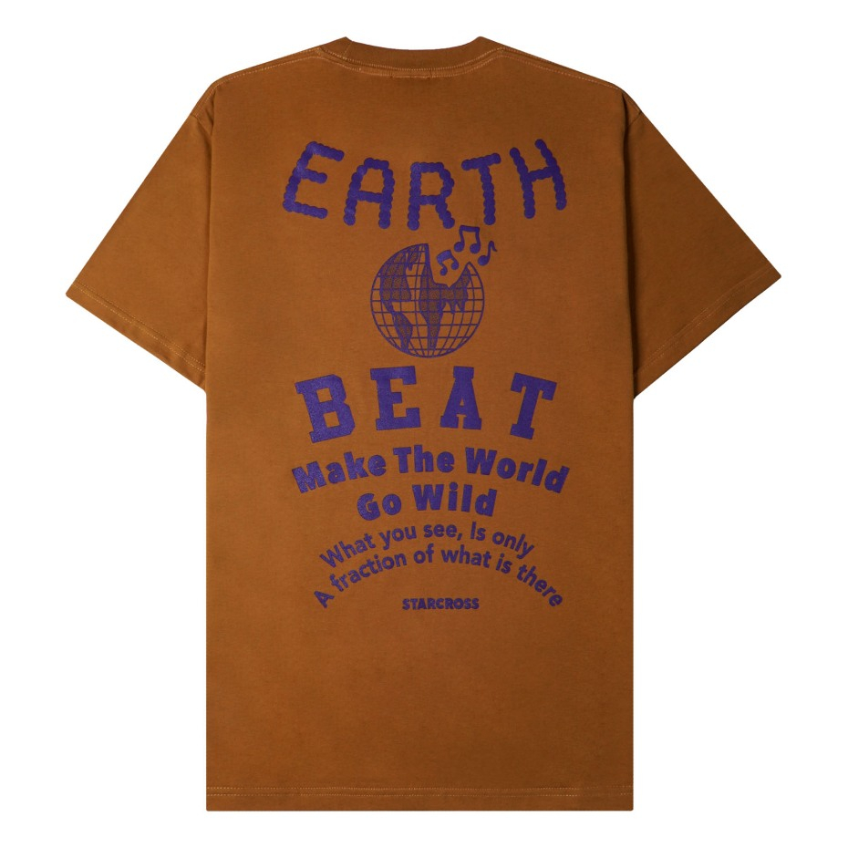 เสื้อยืดผู้ชาย STARCROSS - BEAT - Camel