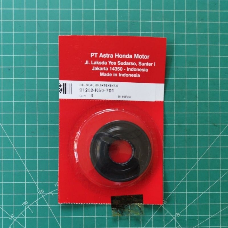 HONDA 91202-K50-T01 SEAL KRUK AS ซีลน้ํามัน 20.8
