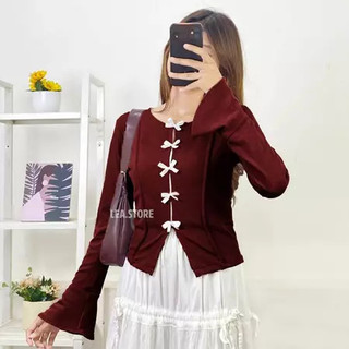 Leora Blouse Knit / Blouse Pita Kekinian