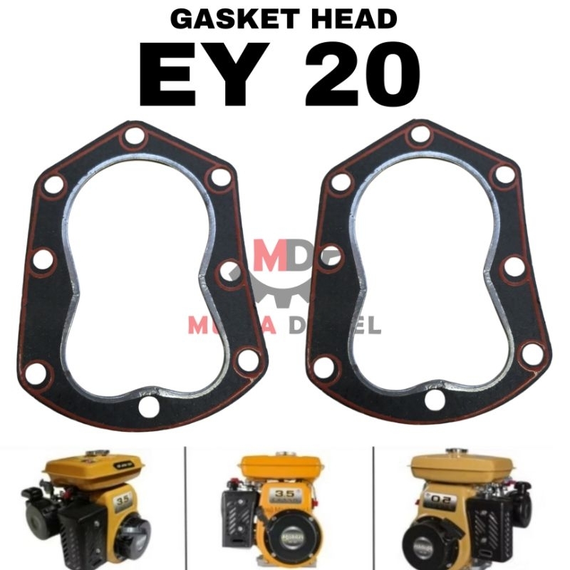 MESIN ROBIN EY20 EY 20 ปะเก็นหัวดาดฟ้าเครื่องยนต์