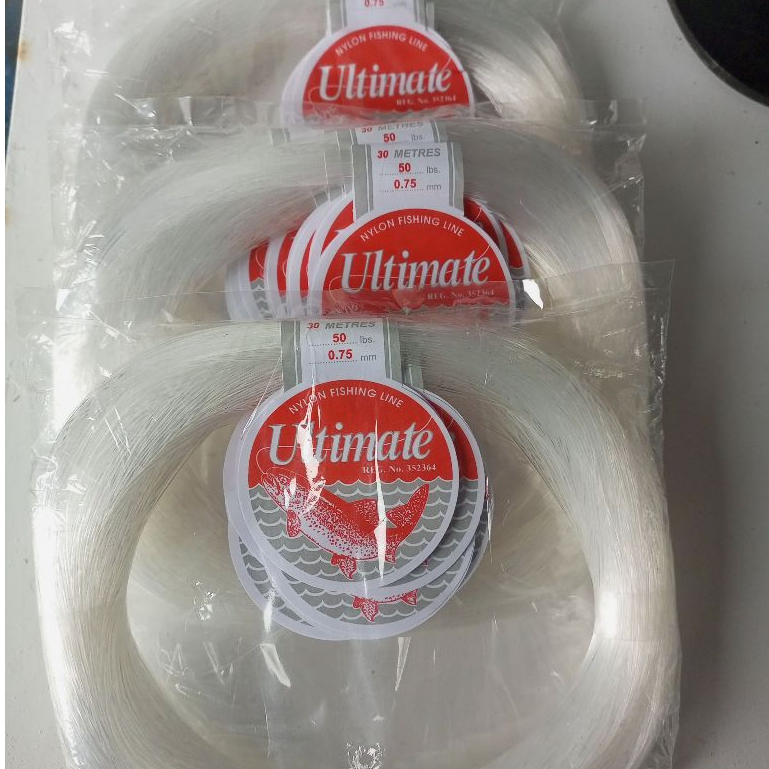 ULTIMATE WHITE FISHING LINE 1.ปอนด์ขึ้นไปถึง 50.LBS LBS LBS LBS LBS