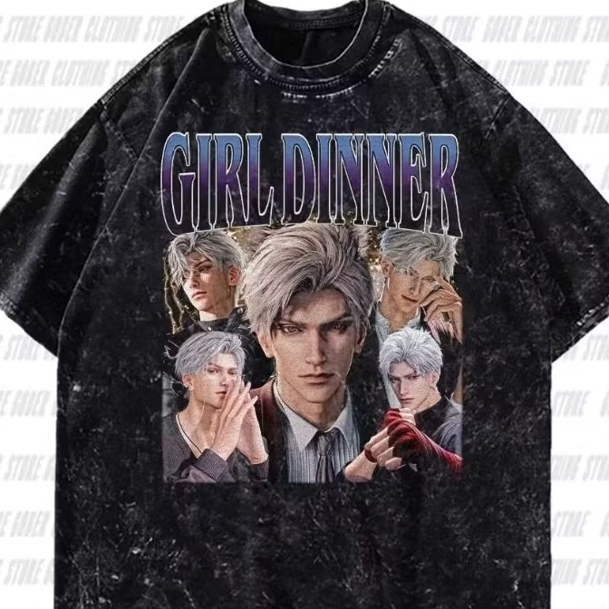 Girl Dinner Game Love and Deepspace, เสื้อเชิ้ตสไตล์วินเทจ Sylus
