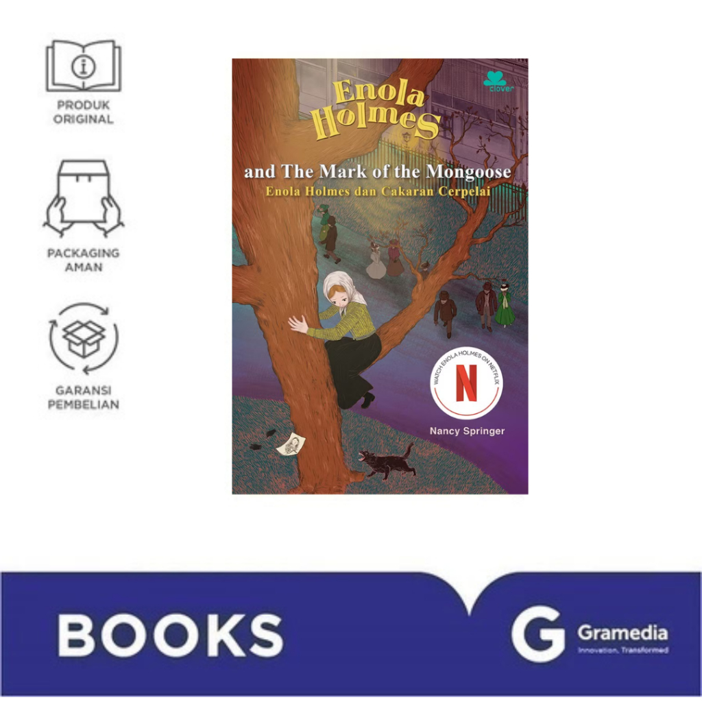 Gramedia Yogya - กรงเล็บของ Enola Holmes และ Cerpelai