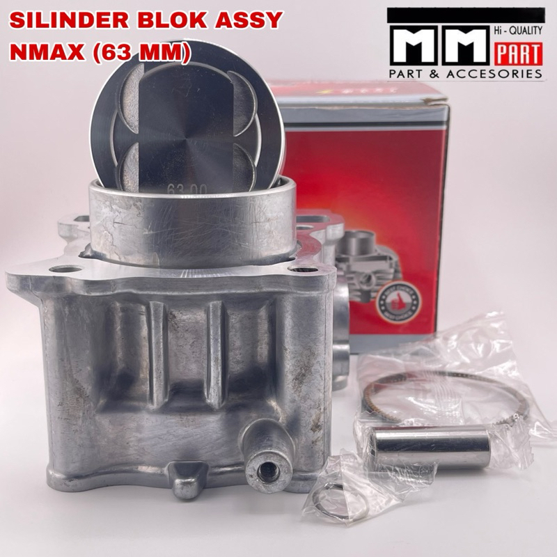 CYLINDER BLOCK ASSY NMAX 63MM - BLOCK SEHER 63 MM BORING UP NMAX AEROX 155 2DP
