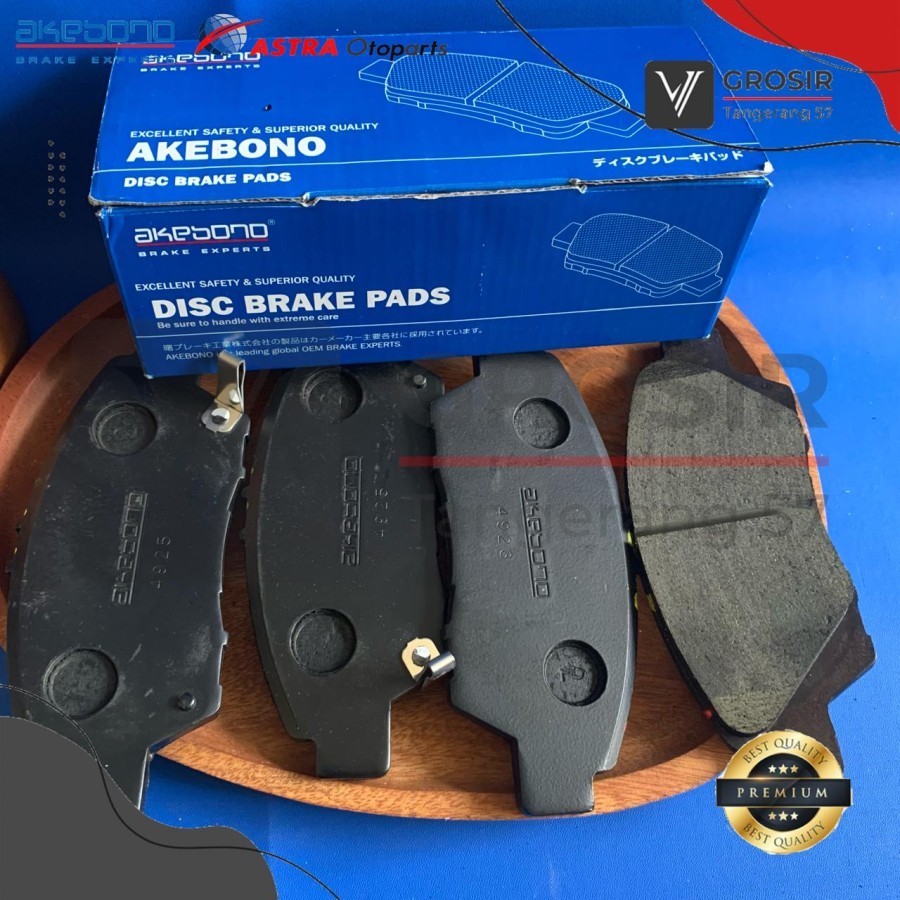 ผ้าเบรคหน้า Jazz GE8 GK5 2008-2019 Akebono 566WKI ผ้าเบรคหน้า