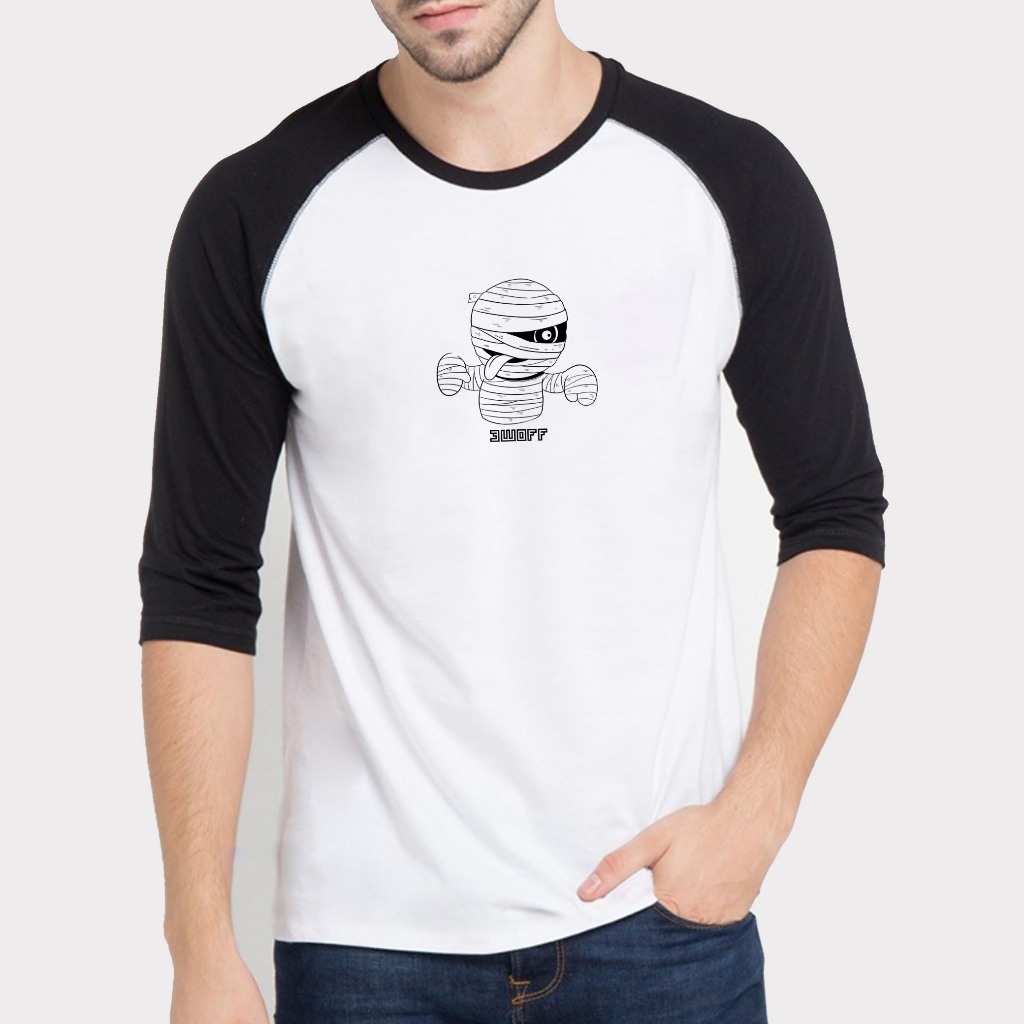 Bdg Distro เสื้อยืด 3/4 แขน | เนื้อนุ่มสบาย | คอตตอนหวี 24'ส