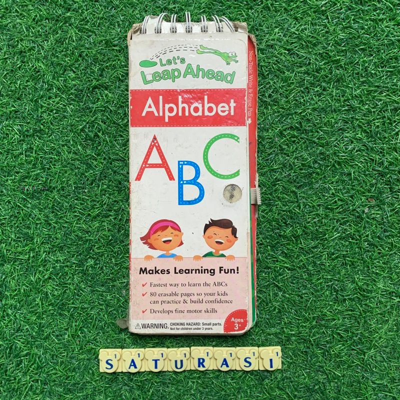 (ความอิ่มแปล) Lets Seep Ahead Alphabet ABC - หนังสือกิจกรรมสําหรับเด็กนําเข้า