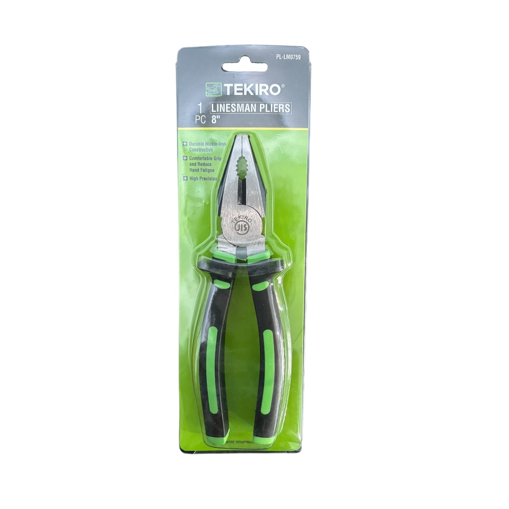 TEKIRO 8 INCH COMBINATION PLIERS (N - R) / COMBINATION PLIERS