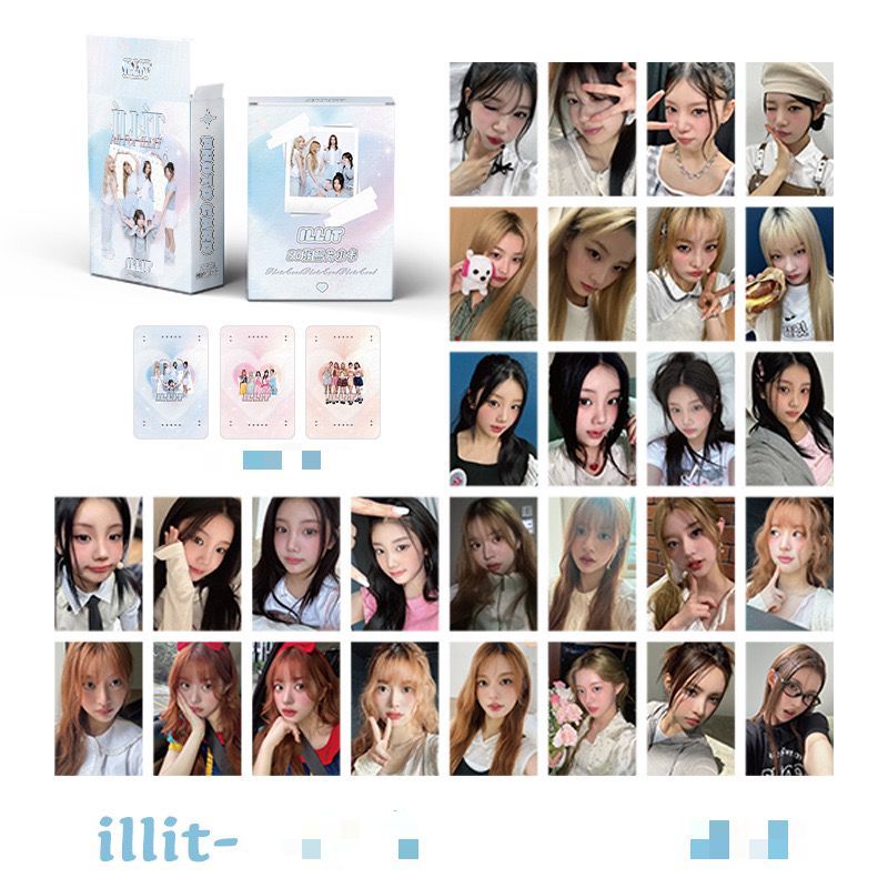 [PS] ILLIT น่ารัก HOLOGRAM PHOTOCARD LOMO CARD PHOTO CARD KPOP LOMOCARD KPOPERS PHOCARD