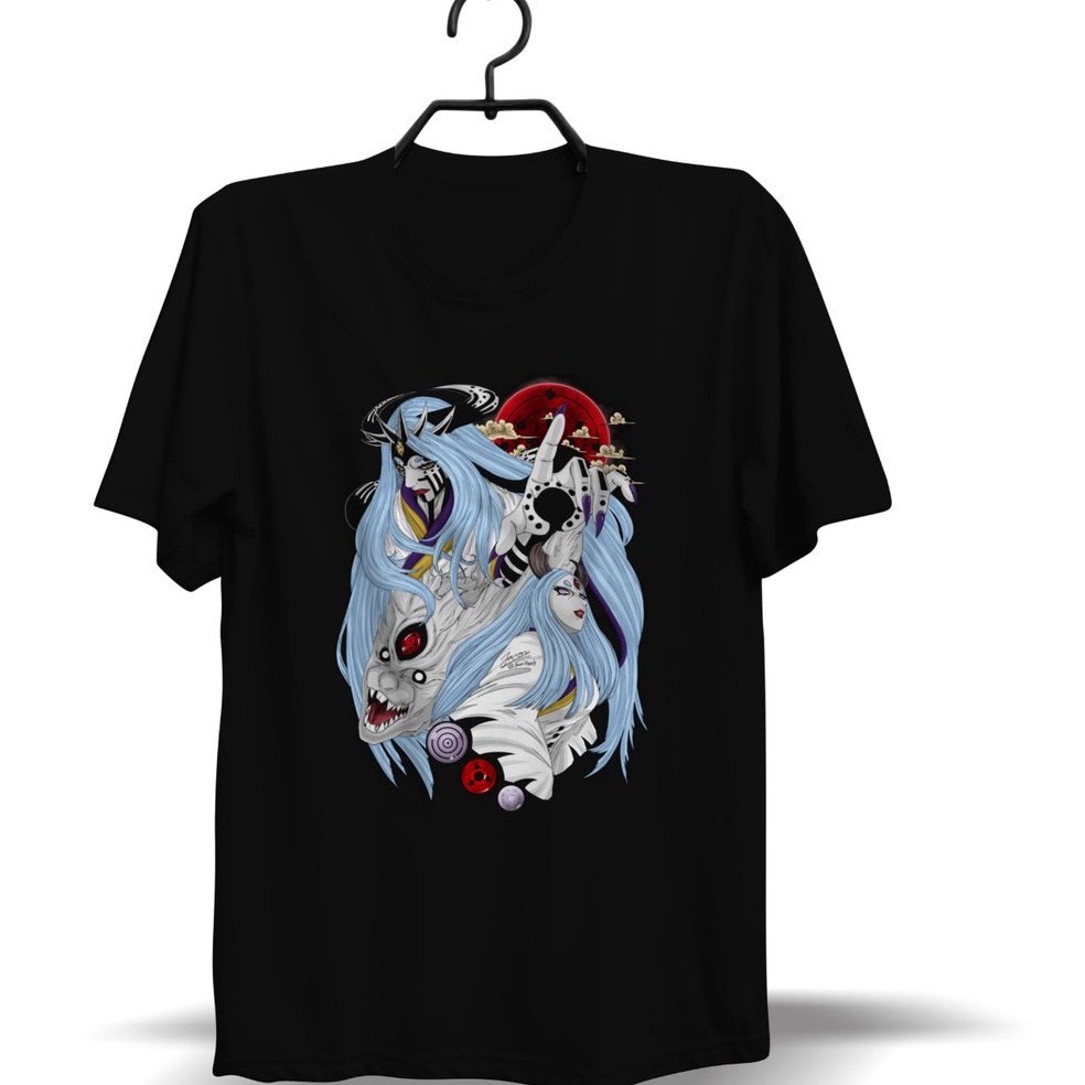 KATUN Super Special Mens Top 3S Combed Cotton Kaguya Otsutsuki Naruto Design