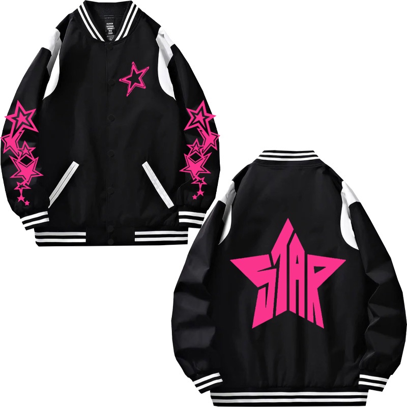 Starpink Y2K Aesthetic Childrens Varsity Jacket / Boys Girls
