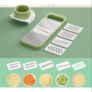 Parutan Serbaguna 8 in 1 Sayur Buah Multifungsi Vegetable Cutter Premium Stainless Steel