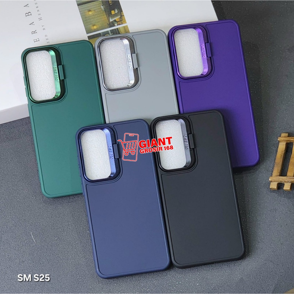 Samsung S25 Case Samsung S25 Plus Softcase Macaron Stand Ring Camera Case Samsung S25 Samsung S25 Pl