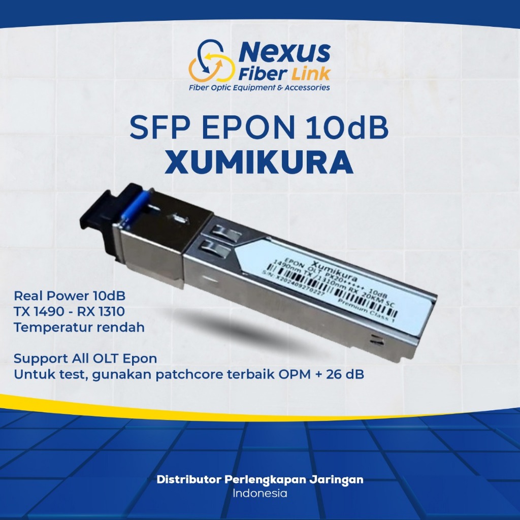 Nexus Fiber Link - SFP Xumikura 10Db EPON