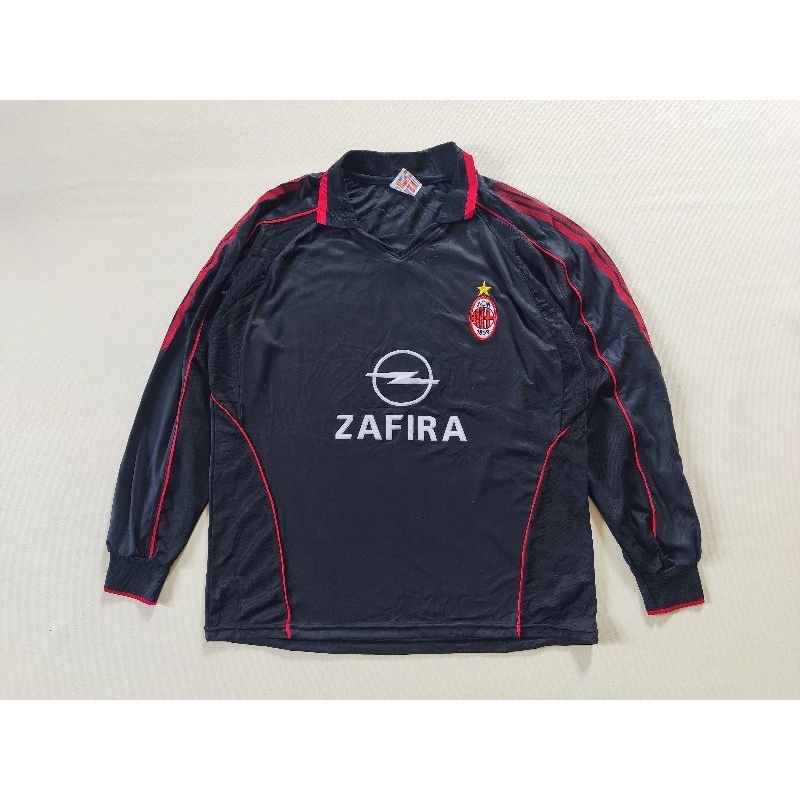 2005-2006 AC MILAN THIRD FOOTBALL JERSEY SHEVCHENKO LONGSLEEVE