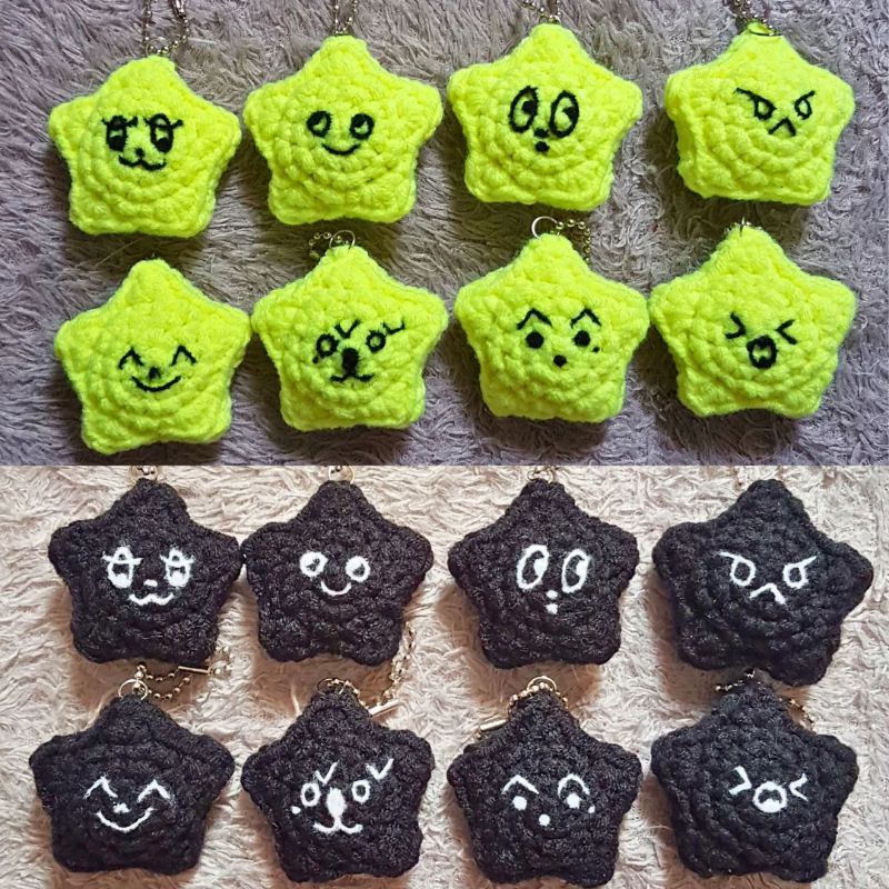 พวงกุญแจ NCT 127 STARFISH BLACK NEON