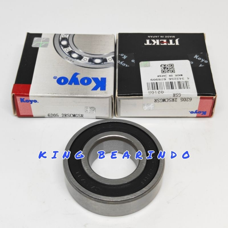 BEARING 6205 2RS KOYO DURABLE หมวกยาง