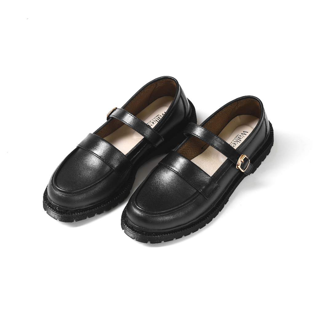 Walkers Classy รองเท้าโลฟเฟอร์หนังลําลองสําหรับผู้หญิงที่มีขนาดใหญ่