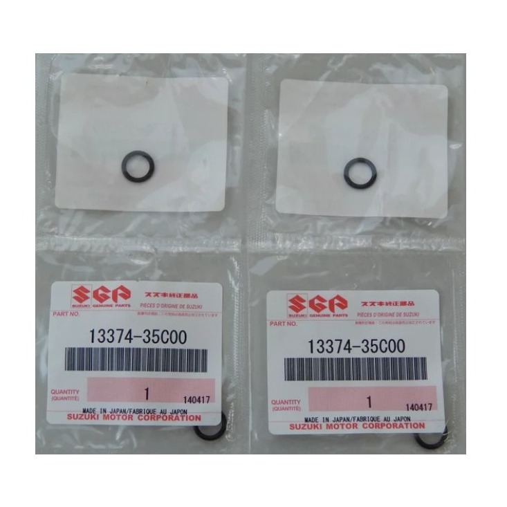 Suzuki GSF400 O Ring on คาร์บูเรเตอร์ลอย 4 ชิ้น PN 13374-35C00