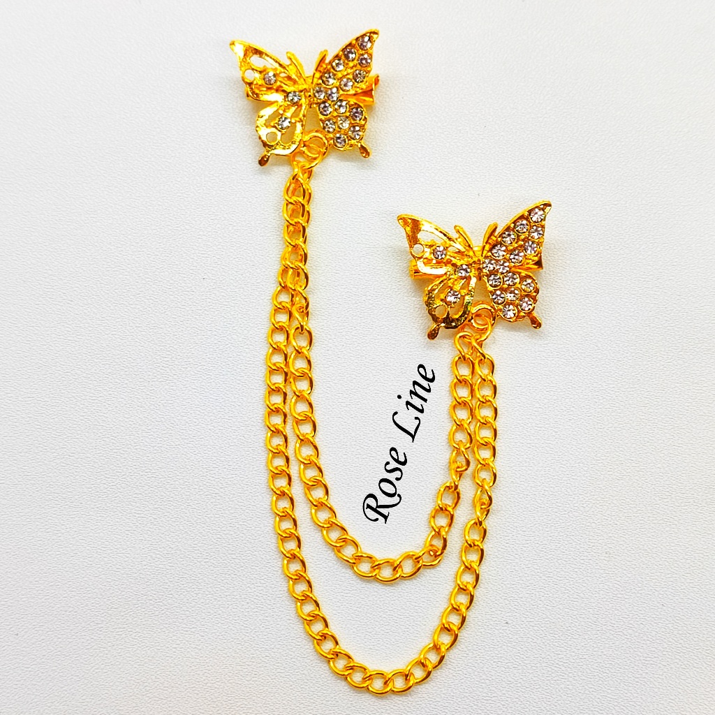 Papilio Helenas Chain เข็มกลัดกล่องแสดงฟรี