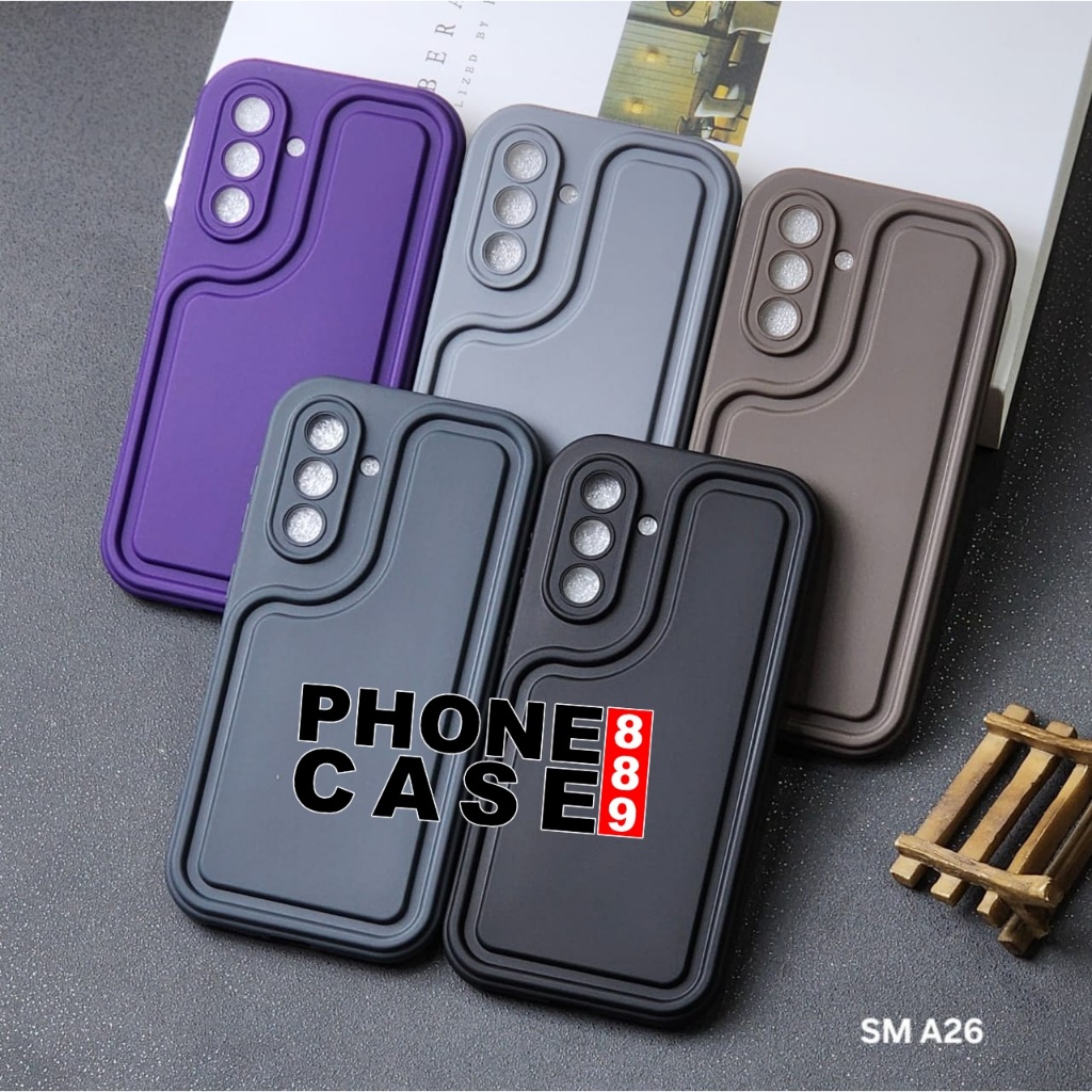 SAMSUNG A26 CASE MUGELLO CASE MACAROON SAMSUNG A26