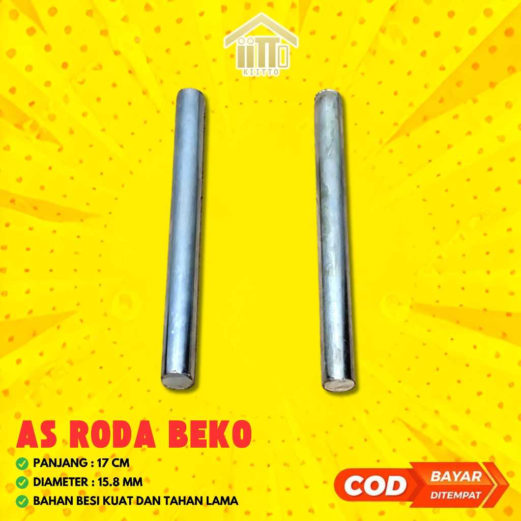 ล้อ AXLE / ล้อ AXLE / BEKO AXLE / BEKO AXLE / SAND CART AXLE 17 CM / 17 CM WHEEL AXLE FOR WHEEL CART