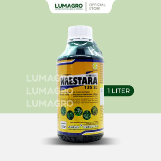 Herbisida Krestara 135SL 1 Liter Parakuat Diklorida Pembasmi Gulma dan Biji Rumput Liar Cepat