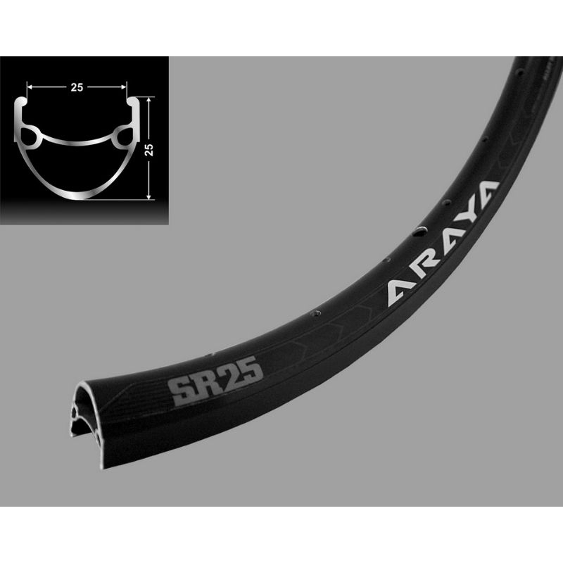 ONE PIECE ของ ARAYA SR25 SR-25 27.5 32H ไม่มี CNC BLACK RIM