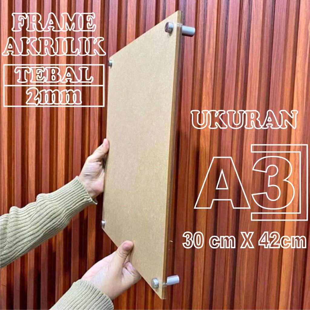A3 ขนาด ACRYLIC DINING FRAME ACRYLIC MADING FRAME ACRYLIC MENU DISPLAY POSTER FRAME ETC.