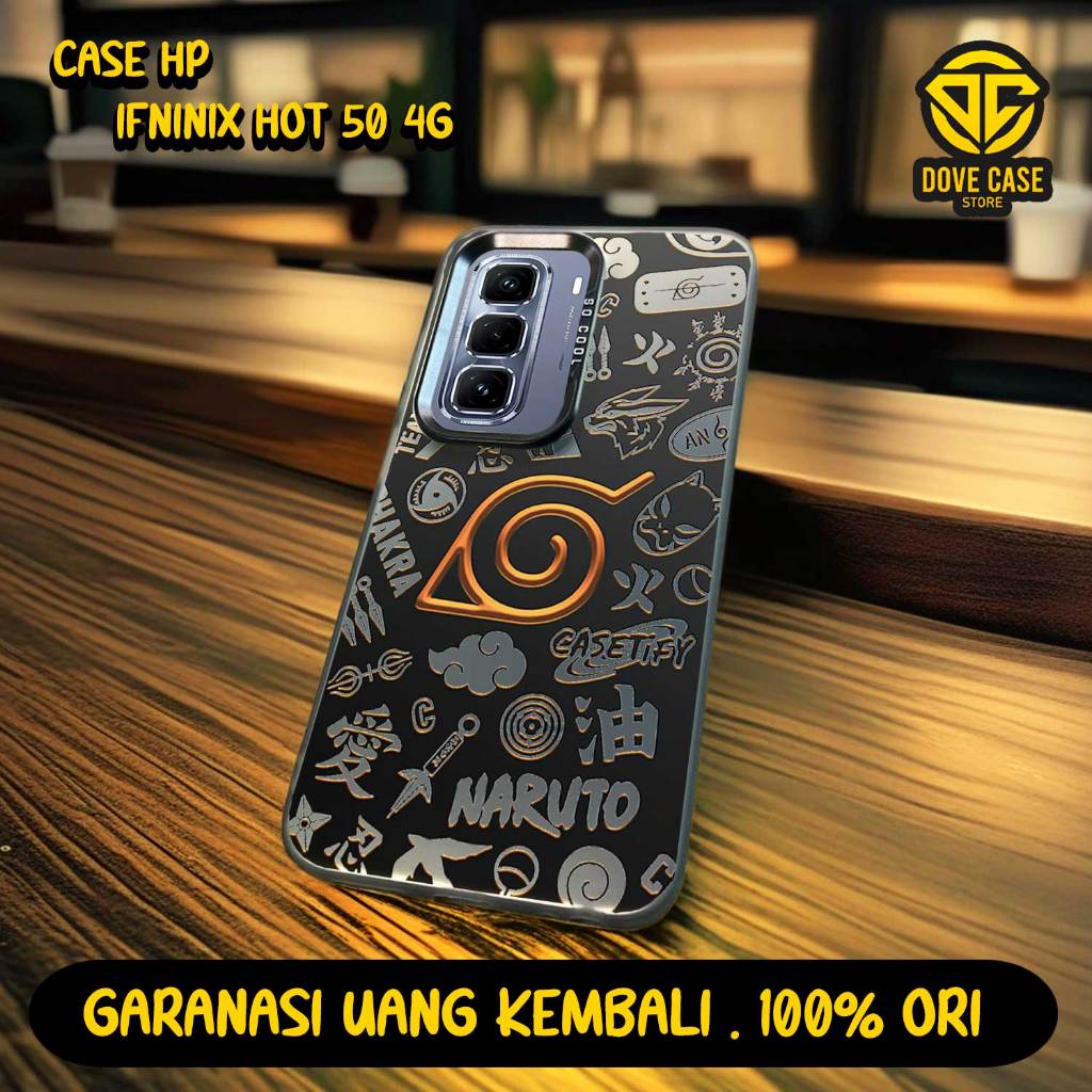 ใหม่ล่าสุด INFINIX HOT 50 4G CASE IMD HOLOGRAM N4RUT0 CITY CASE - RANDOM CASE - IMD HYBRID PLATE HOL