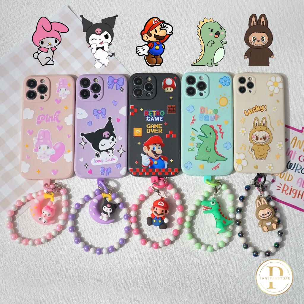 Softcase Macaron + สายคล้องคอสําหรับ OppO A54 A5S/A12/A11K A1K A5/A9 2020 A39 A15 A71 A52/A92 4F REN