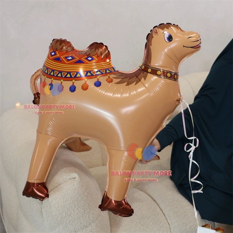 (ชิ้น) MUSLIM EID FOIL BALLOONS KETUPAT/ MAULID/EID FITRI/ EID AL-FITR EID DECORTATIONS / CAMEL BALL