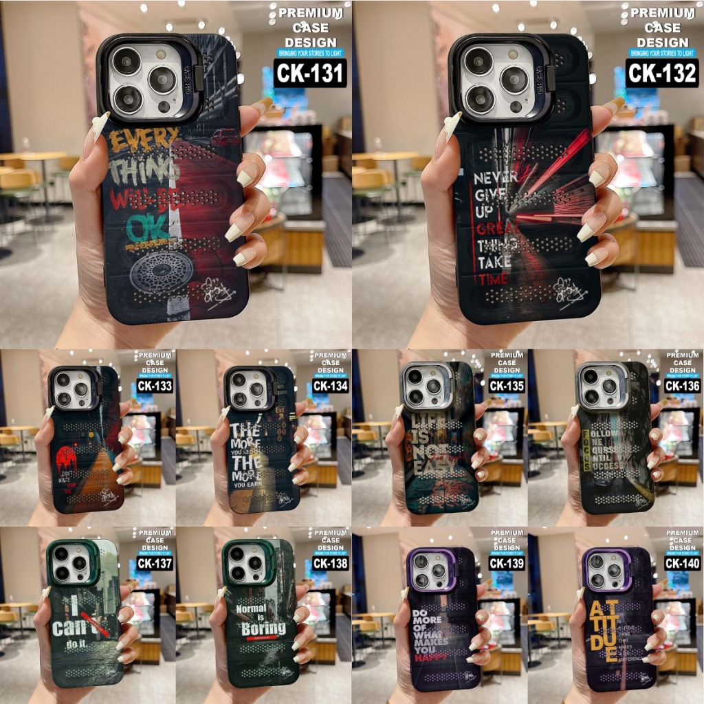 OPPO A3X/ A3 NFC/ A3 Pro/ A98/ A96/ A95/ A79/ A78 4G/ A78 5G/ A76 CASE MOTIF CODE CK131-CK140 (JAYA)