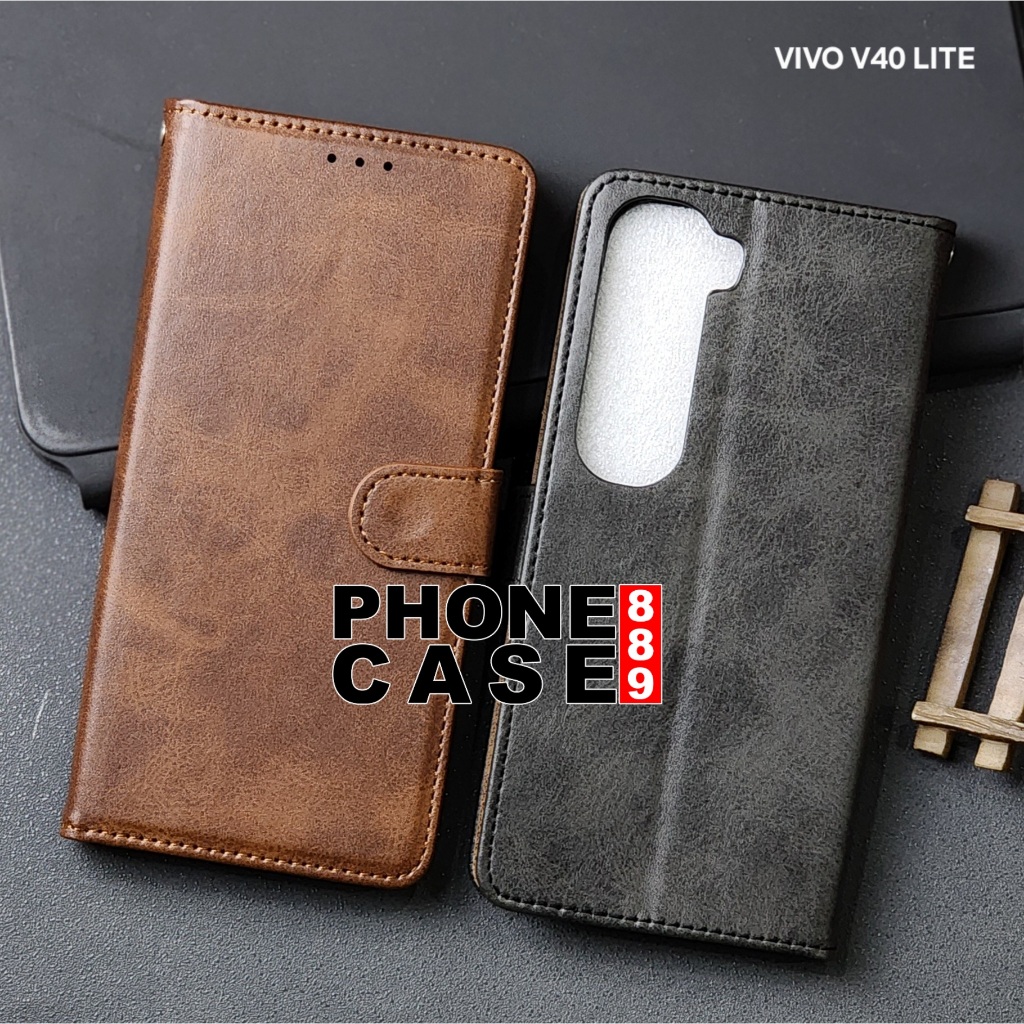 VIVO V40 LITE LEATHER FLIP CASE VIVO V40 LITE WALLET
