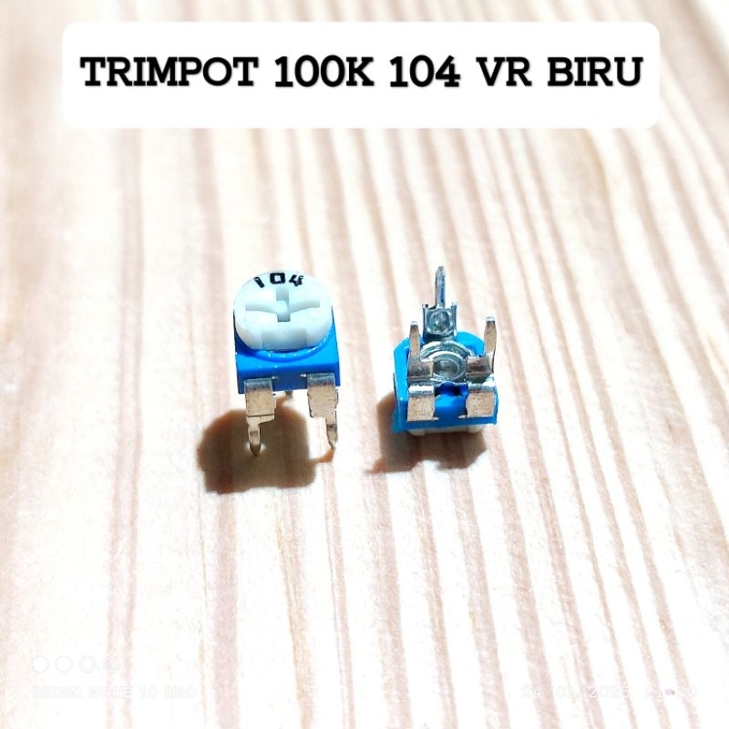 VR 100K โอห์ม 100K โอห์ม 104 Trimpot Variable Resistor VR RM065 RM-065
