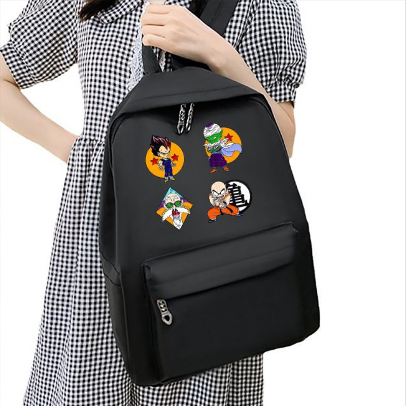 Hitam Black Bejita Dragonball School Backpack