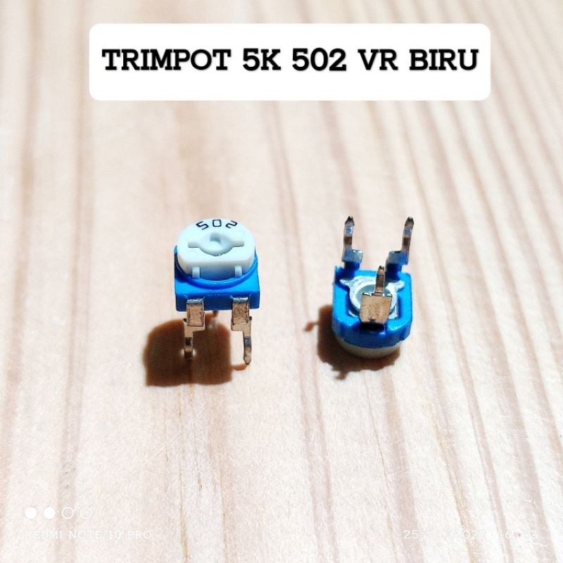 Trimpot 5K โอห์ม 502 Trimpot Trimmer ตัวต้านทานแนวตั้งตัวแปร (VR) AE8