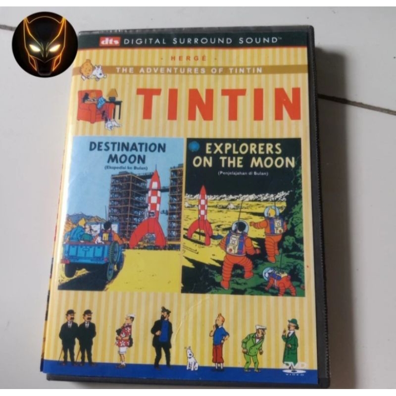 DVD Original Tintin - ปลายทาง Moon + Explores Of The Moon ข้อความภาษาอังกฤษ