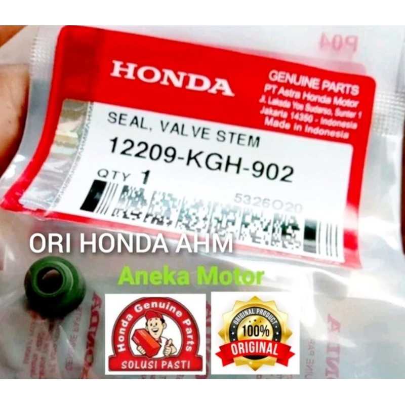 12209 KGH 902 ซีลวาล์ว AHM Honda CS 1 KWC Sonic 125 KGH Original Honda AHM