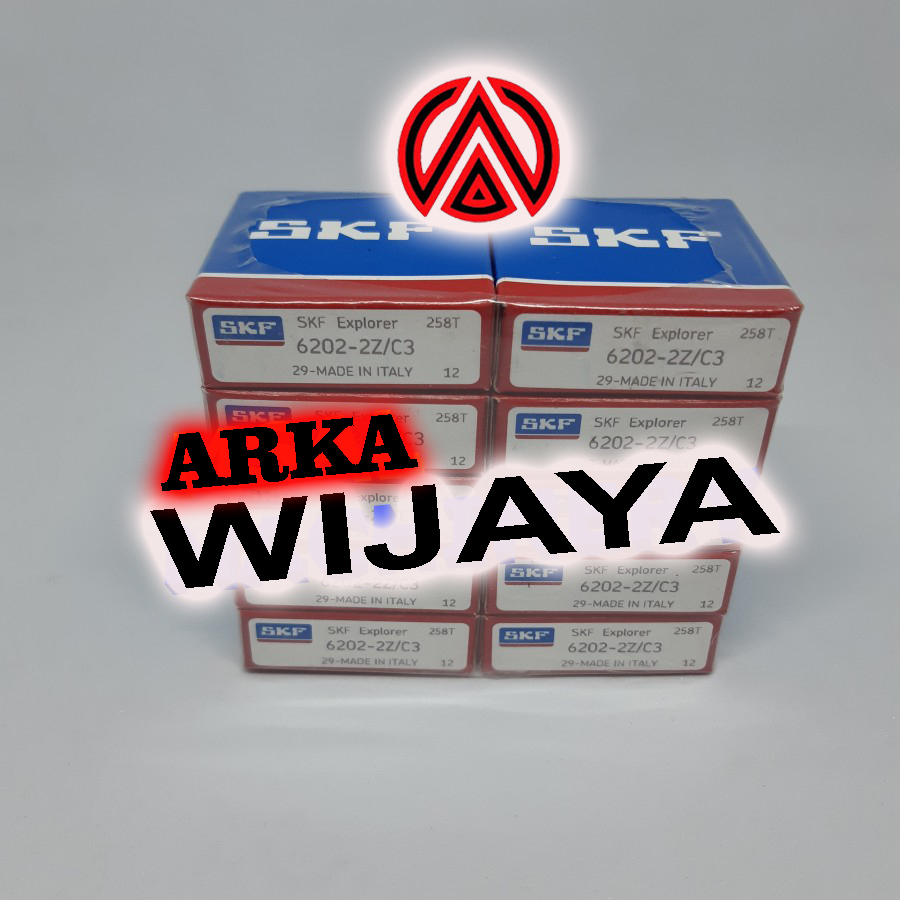 แบริ่ง 6202 ZZ / 6202ZZ / 6202 2Z SKF C3 อิตาลี