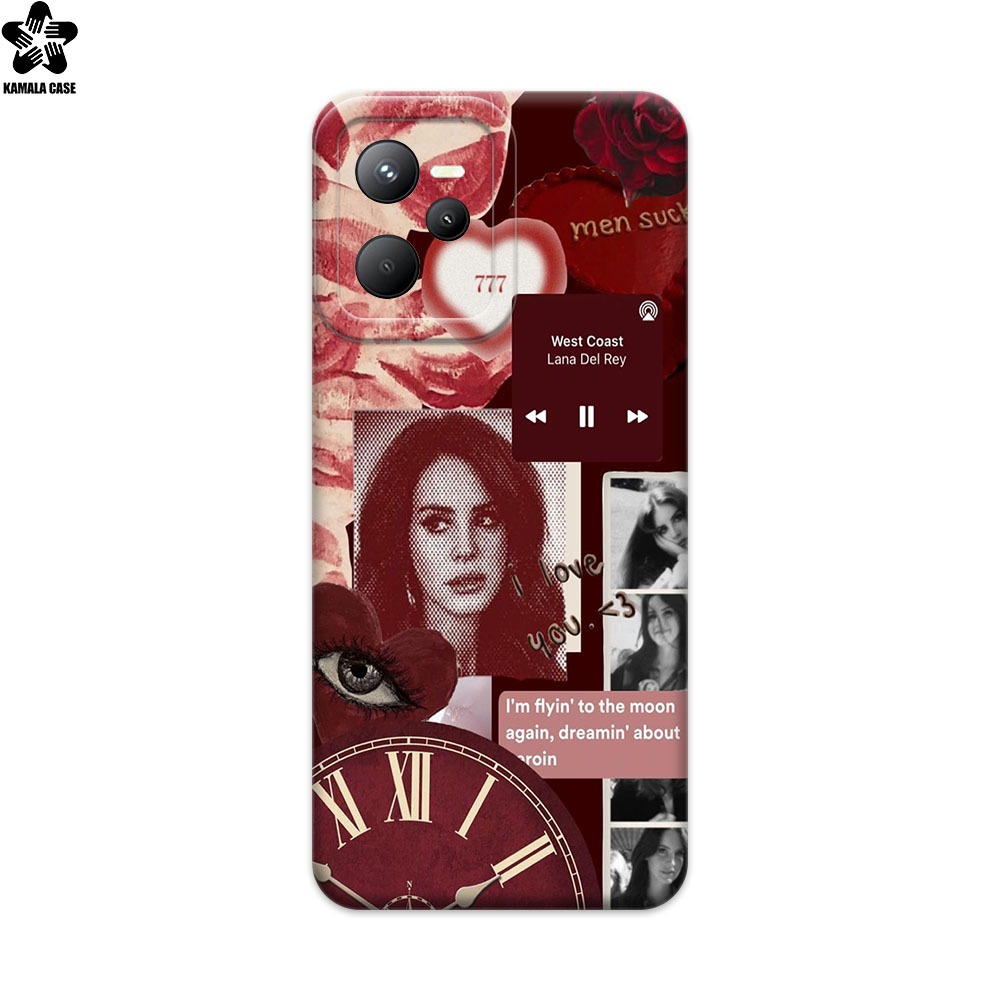 PREMIUM SOFTCASE LANA DEL REY MOTIF สําหรับ REALME C35 & ALL TYPE REALME - เคสกล้อง PRO - เคสใหม่ล่า