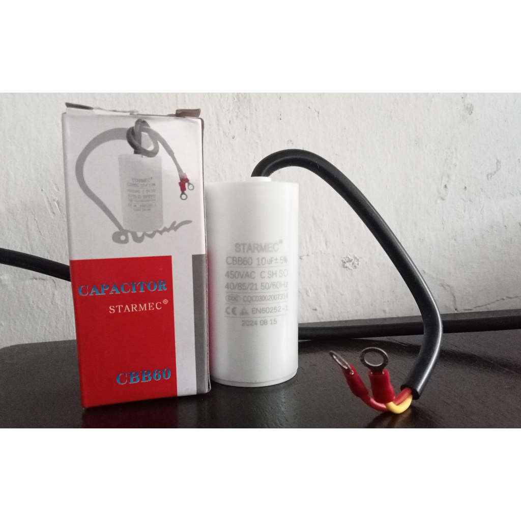 Starmec 10 VF CBB60 ตัวเก็บประจุปั๊มน้ํา