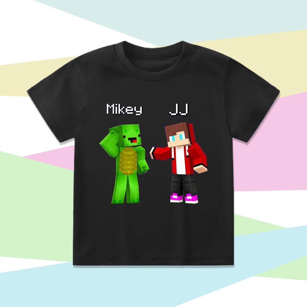 เสื้อยืดเด็ก JJ และ Mikey JJ & Mikey motifs