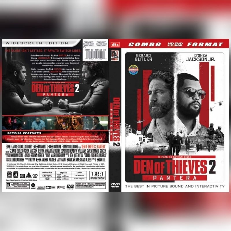 DEN OF THIEVES 2 Movie Cassette: PANTERA - 2025 - HD