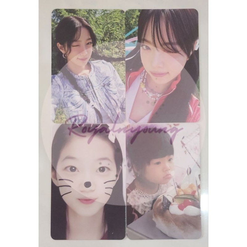 Photocard PC 2025 ฤดู Greeting SG Le Sserafim LSF Kazuha Eunchae